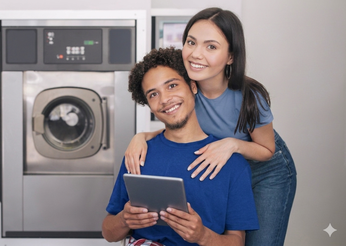 Laundry Couple Blue 2